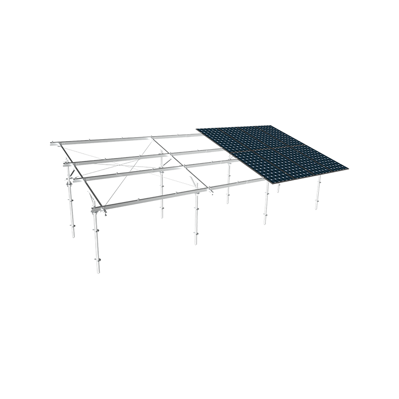 Montáž PV poľnohospodárskeho solárneho svalaru
